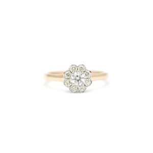 moderne entourage diamant ring Lonneke goudsmid Best