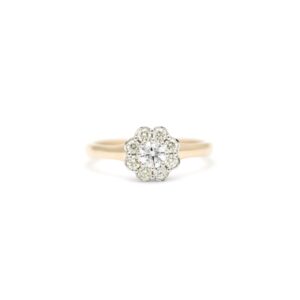 moderne entourage diamant ring Lonneke goudsmid Best