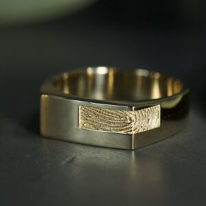 vingerafdruk herenring
