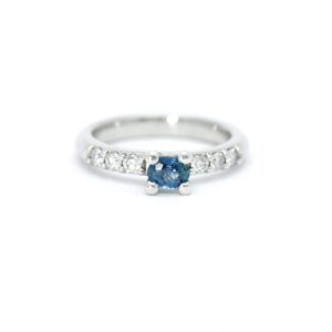 blauw saffier diamant